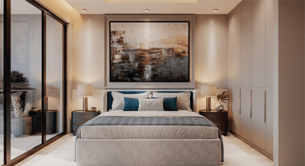 modern-bedroom-interior-design-abstract-art